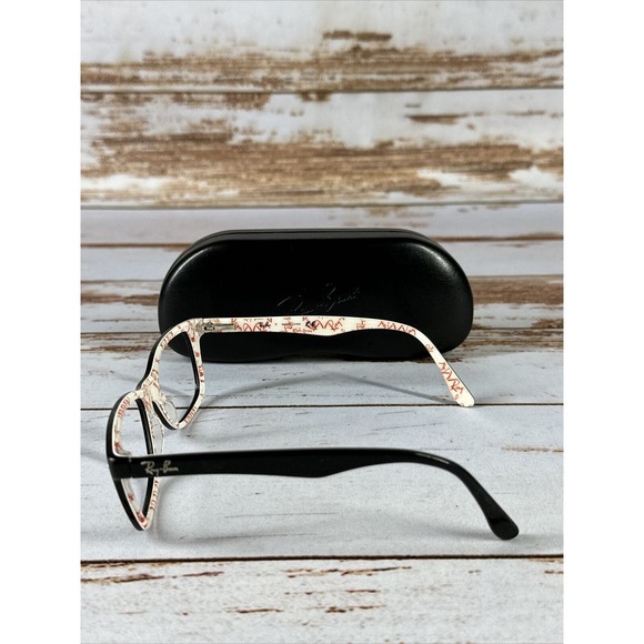 Ray Ban RB5228 5014 Full Rim Black Eyeglasses Frame 53-17 140 Replacement Frames - Picture 2 of 6